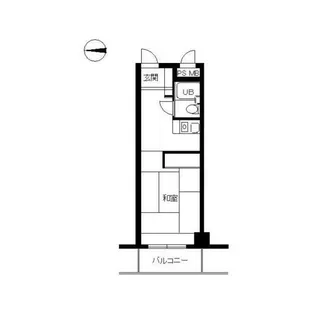 スカイコート市ヶ谷【4階】の間取り