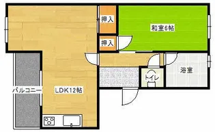 コーポやをたに【3階】の間取り