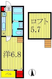 ヴィーテ桜台【2階】の間取り