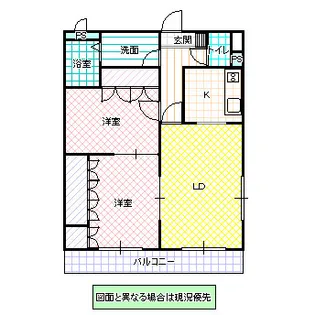 サン・プランドール【2階】の間取り