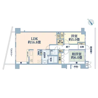 サンマンションアトレ新横浜駅前公園【9階】の間取り