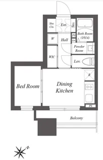 ブランシエスタ横浜高島町【9階】の間取り