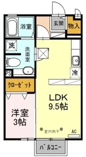 ヴェルデ・ナチュールIII【1階】の間取り