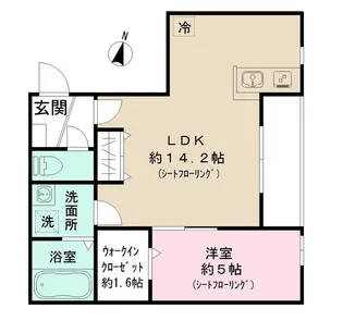 フィカーサ和泉【3階】の間取り