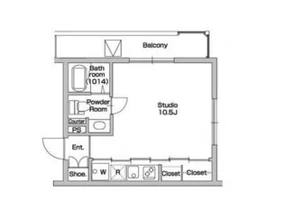 フェルトバーンハウス新江古田【2階】の間取り