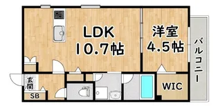 Kanon神崎川【3階】の間取り