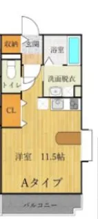 アール・ウェール【1階】の間取り