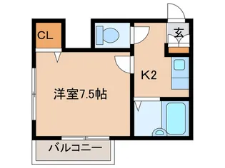 クレインキャッスル【2階】の間取り