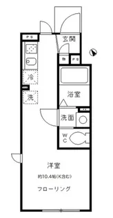 東京都世田谷区下馬5【アパート】の間取り