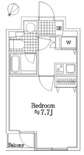 シンシア六本木【11階】の間取り