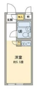 扶桑ハイツ池袋【4階】の間取り