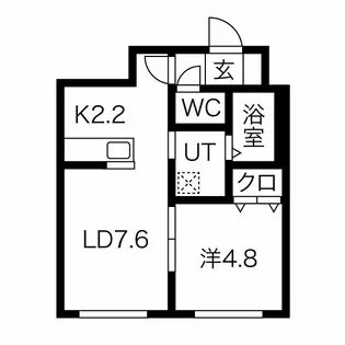北海道札幌市中央区大通東7【マンション】の間取り
