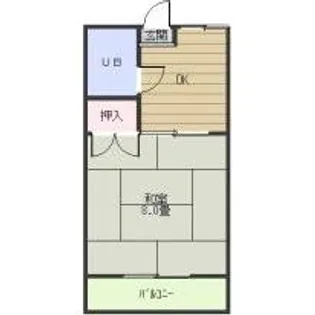 愛知県長久手市砂子【アパート】の間取り