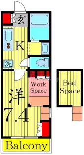 TRIUMPH TOKYO【3階】の間取り