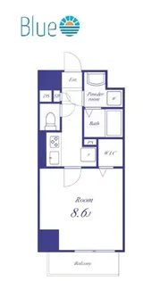 ライブロック湘南【5階】の間取り