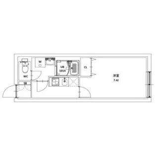 MAXIV CITY大島【2階】の間取り