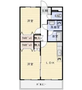 モン・ロジュマン【3階】の間取り