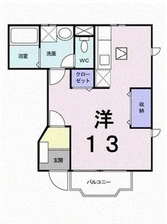 アクテュエルY【1階】の間取り