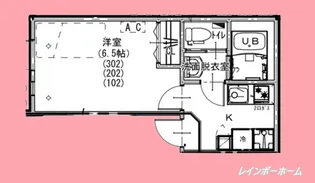 東京都葛飾区宝町2【アパート】の間取り
