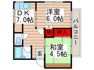プチシャトレ 2【2階】の間取り