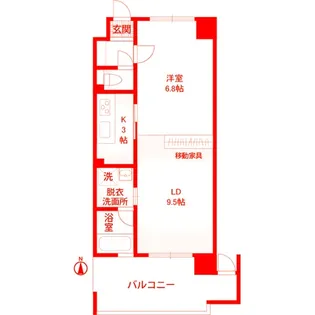 メゾン・ブランシュ・ナガサカ【2階】の間取り