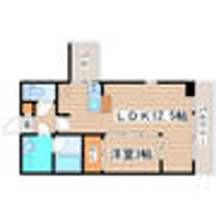 コンフォートEXE新田ステーション【4階】の間取り