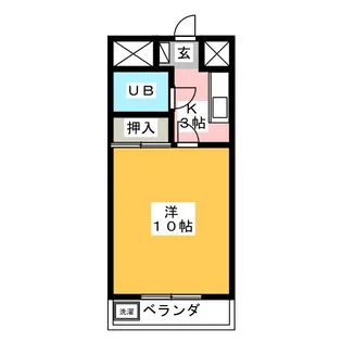 山清ビル【4階】の間取り