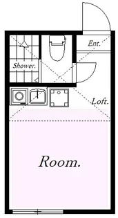 ユナイト 鶴見ロベルト・バッチオ【2階】の間取り
