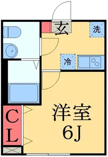 BRIX葛城(ブリックス)【2階】の間取り