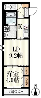 メゾングレイス【2階】の間取り