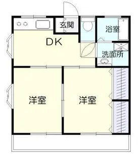 トピカf城ケ崎【2階】の間取り