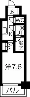 スプランディッド神戸北野【8階】の間取り