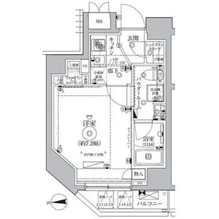 レアライズ浅草IV【7階】の間取り
