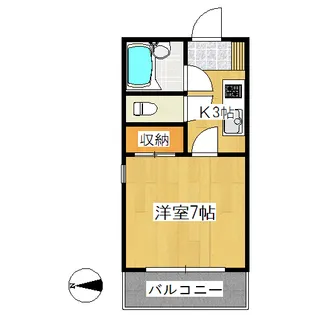 コーポみのり【2階】の間取り