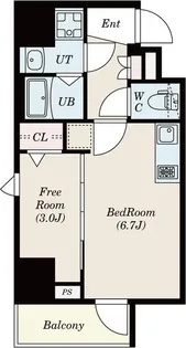 エスリードレジデンス上前津フロント【2階】の間取り