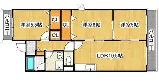 メルベーユ【4階】の間取り