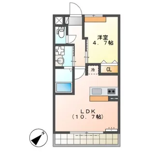 Floral Court【1階】の間取り