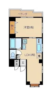 アクセス高円寺【3階】の間取り