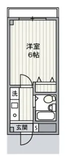 第77シンエイビル【1階】の間取り