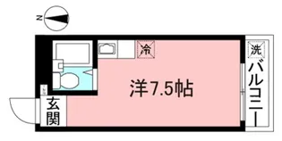 シャトレ下小田中【2階】の間取り