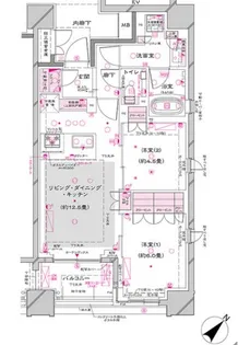 オーパスレジデンス銀座イースト【5階】の間取り