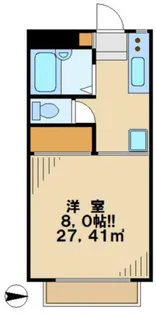 カリアンドラ内納【1階】の間取り