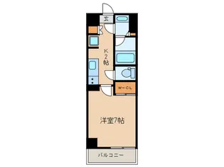 ザ・パークハビオ神楽坂香月【3階】の間取り