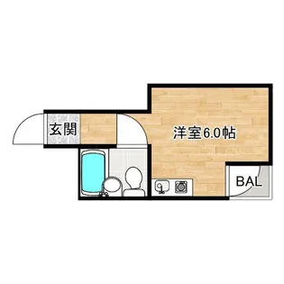 ビューパレー小路【4階】の間取り