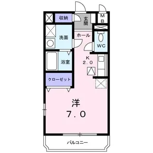 サンシティ ヴィオラ【2階】の間取り