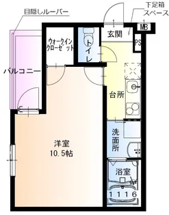 フジパレス高井田西3番館【2階】の間取り