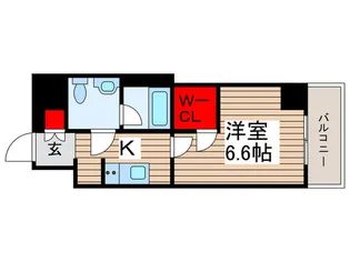 S-RESIDENCE原木中山azure【4階】の間取り