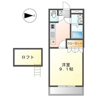 グランディール【2階】の間取り