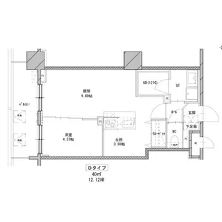 エンバシープレイス【5階】の間取り