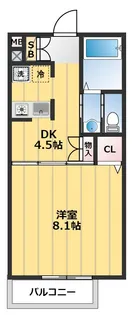 カサグランデ【2階】の間取り